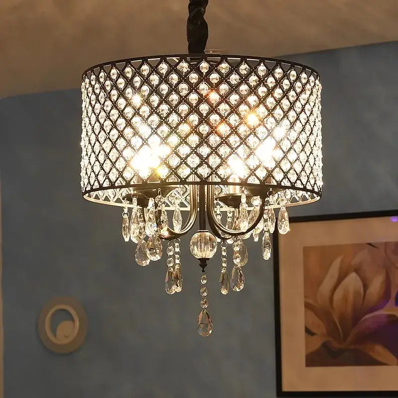 Metal Crystal Ceiling Chandelier