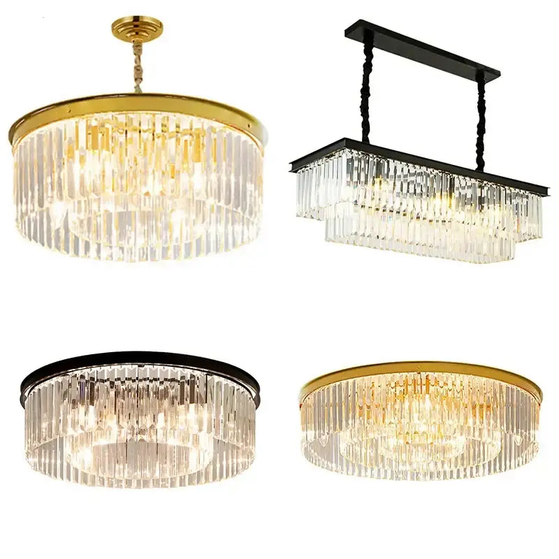 Gold Crystal 80cm Ceiling Chandelier