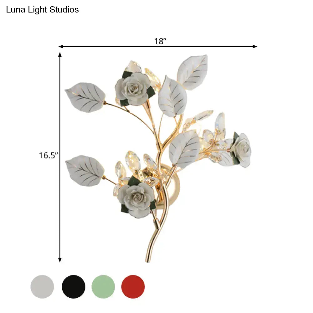 Gold Branch Wall Lamp