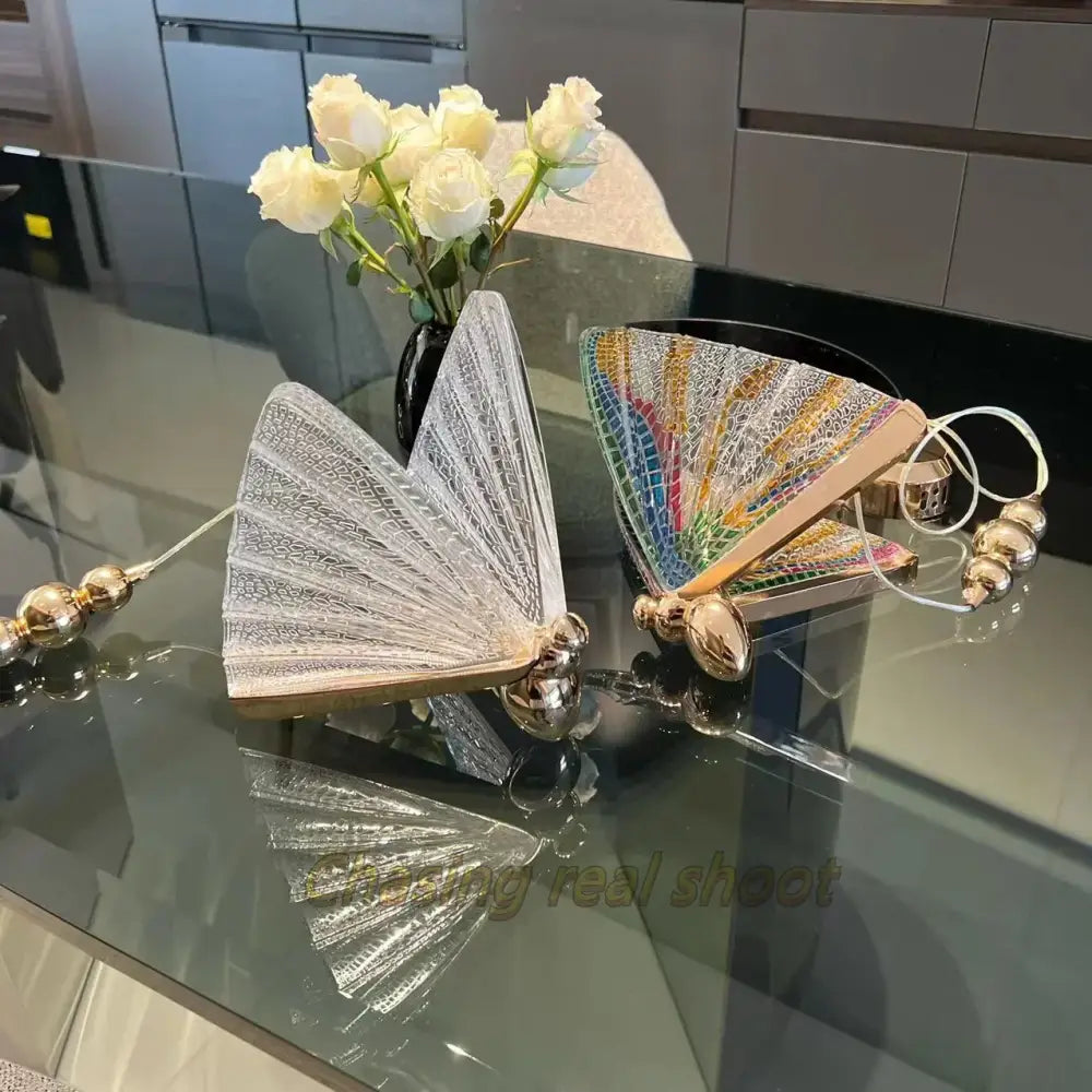 Gold Butterfly LED Pendant
