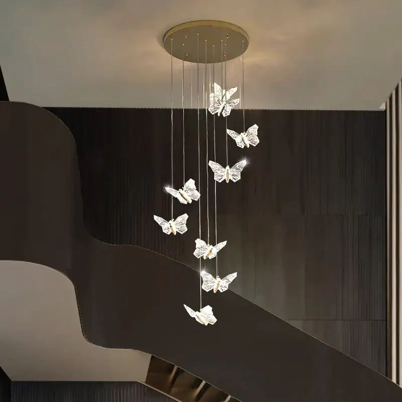 Crystal Ladder Pendant Light