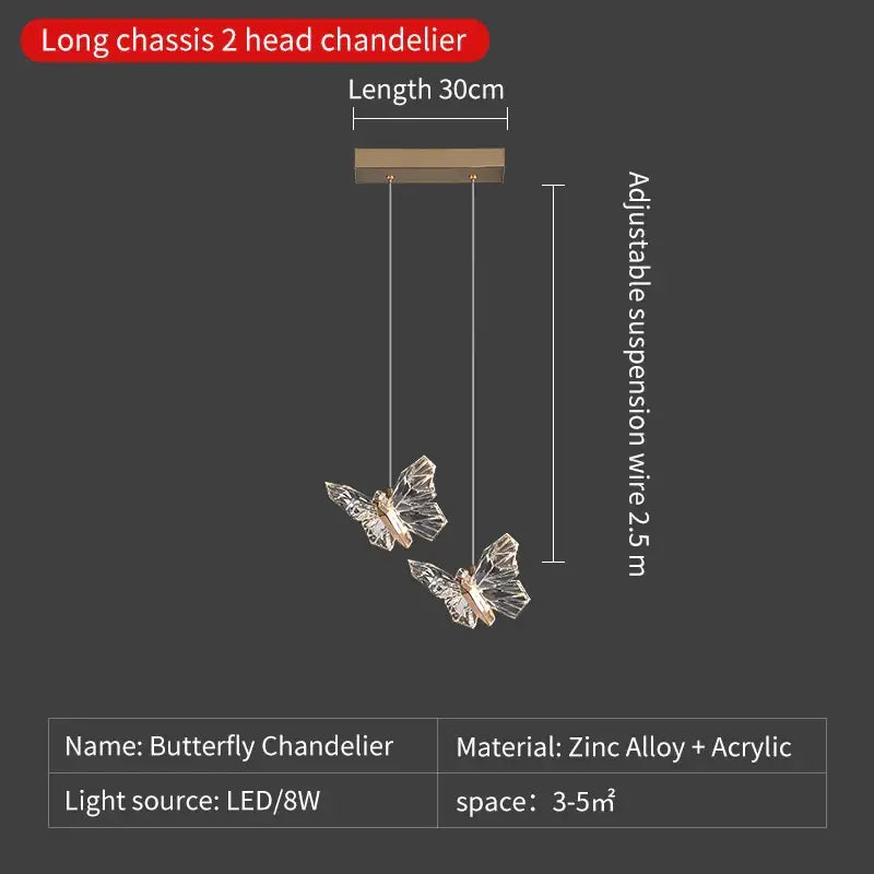 Crystal Ladder Pendant Light