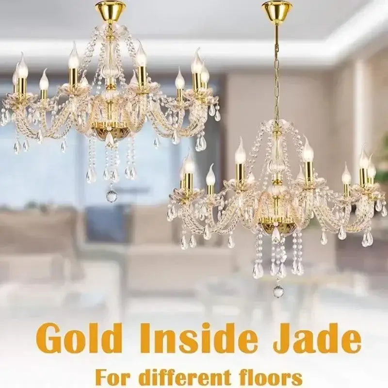Gold Candelabra Chandelier