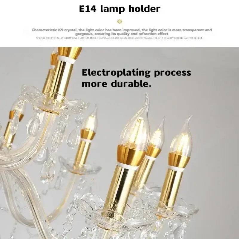 Gold Candelabra Chandelier