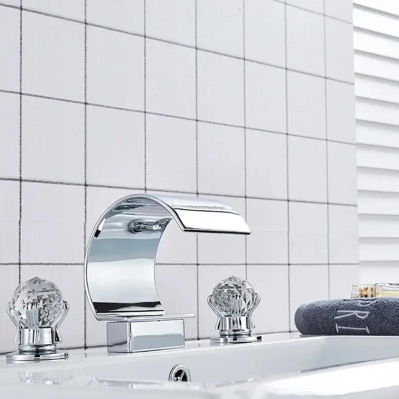 Gold Crystal Basin Faucet