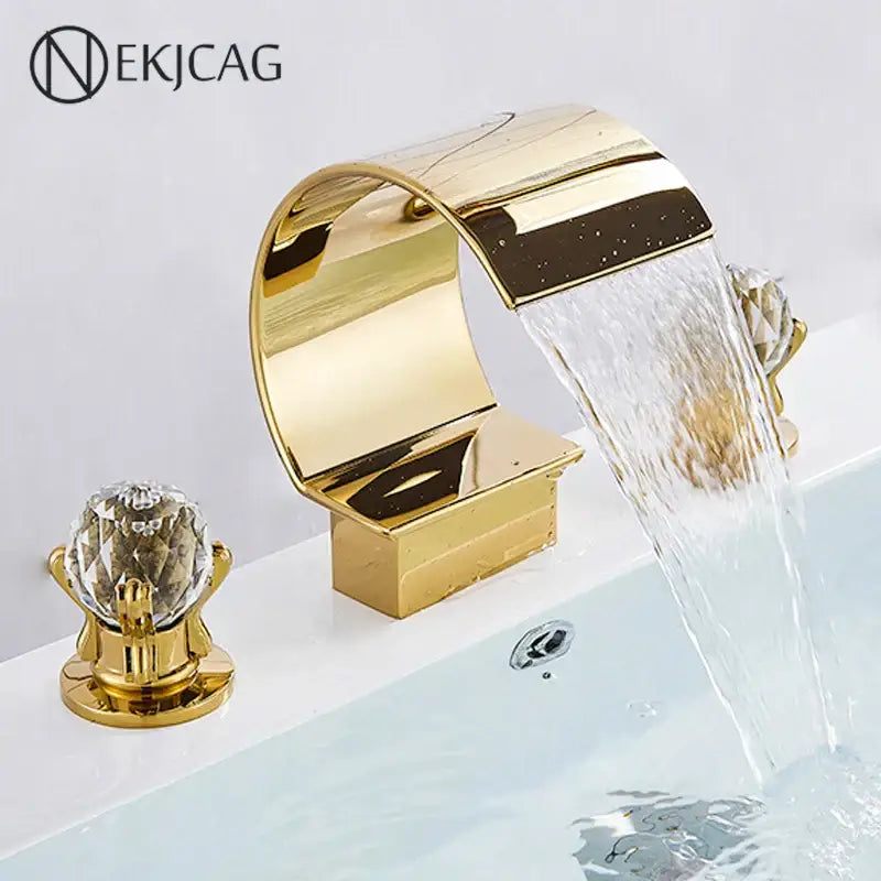 Gold Crystal Basin Faucet