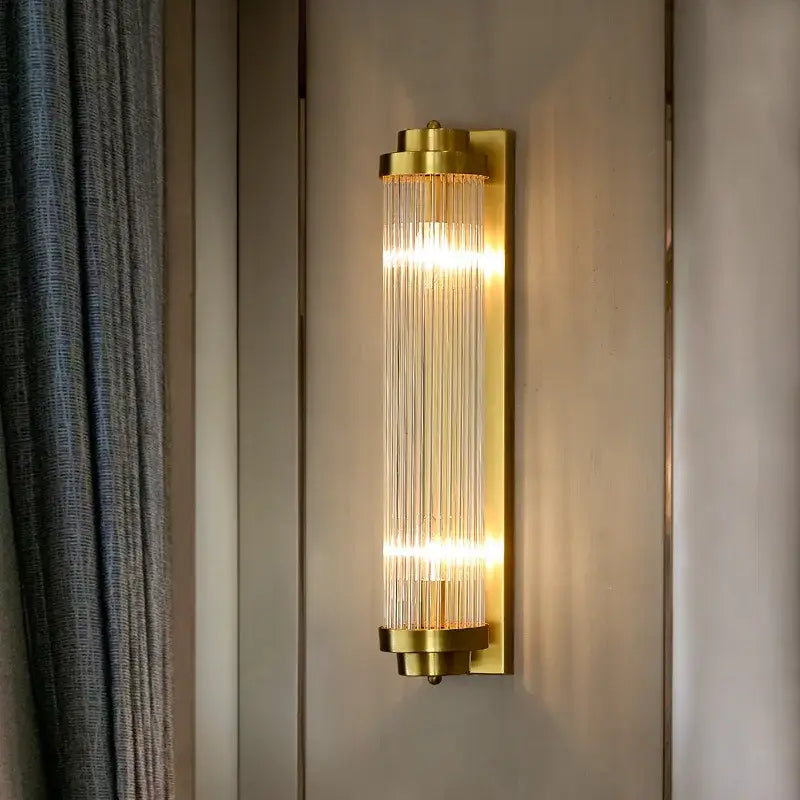Gold Crystal 60cm Wall Sconce