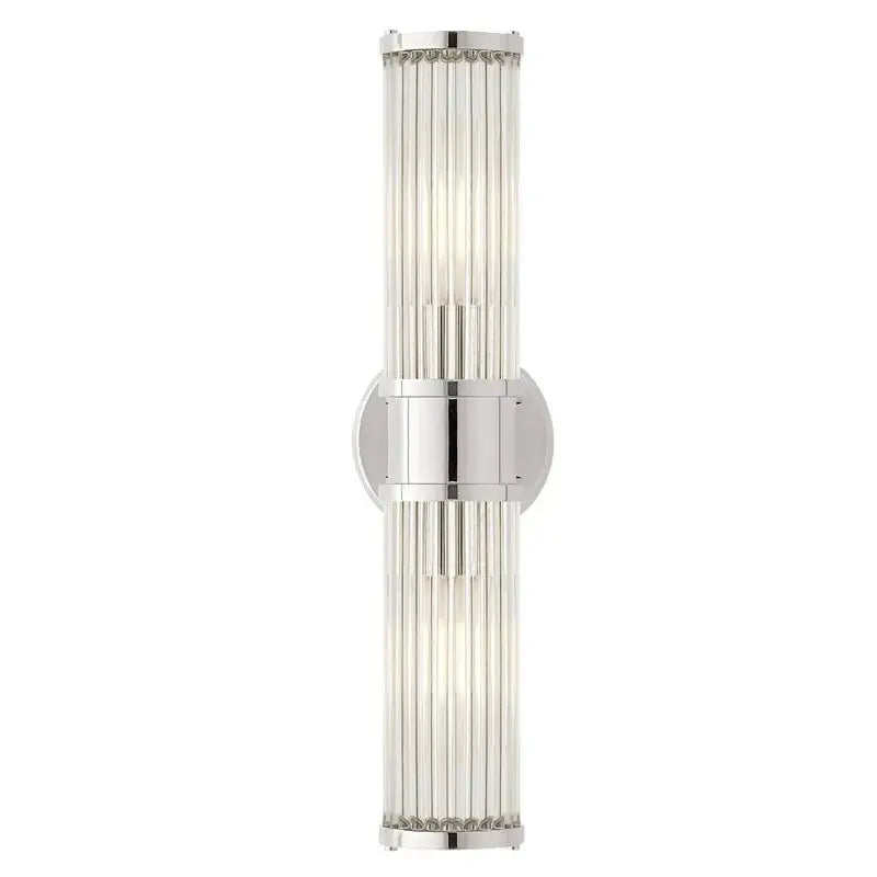 Gold Glass Rod Wall Light