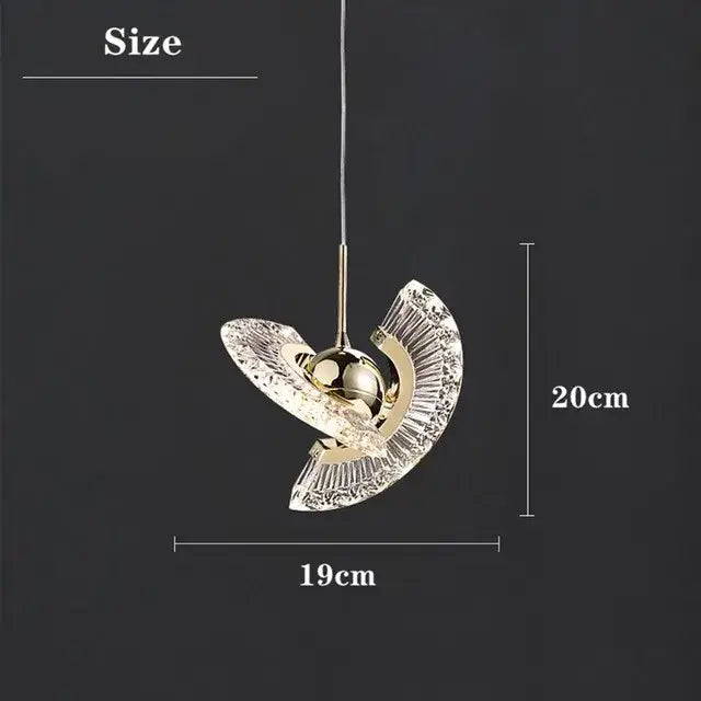 Gold Oval Pendant Chandelier