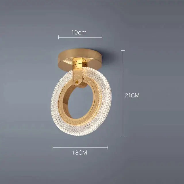 Gold Oval Pendant Chandelier