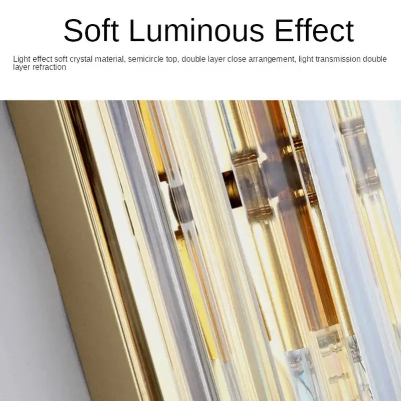 Gold Crystal Modern Sconce