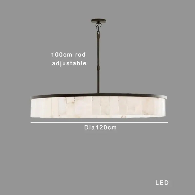 Gold Marble Pendant Light