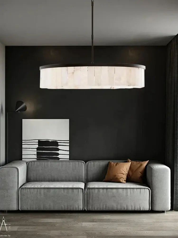 Gold Marble Pendant Light