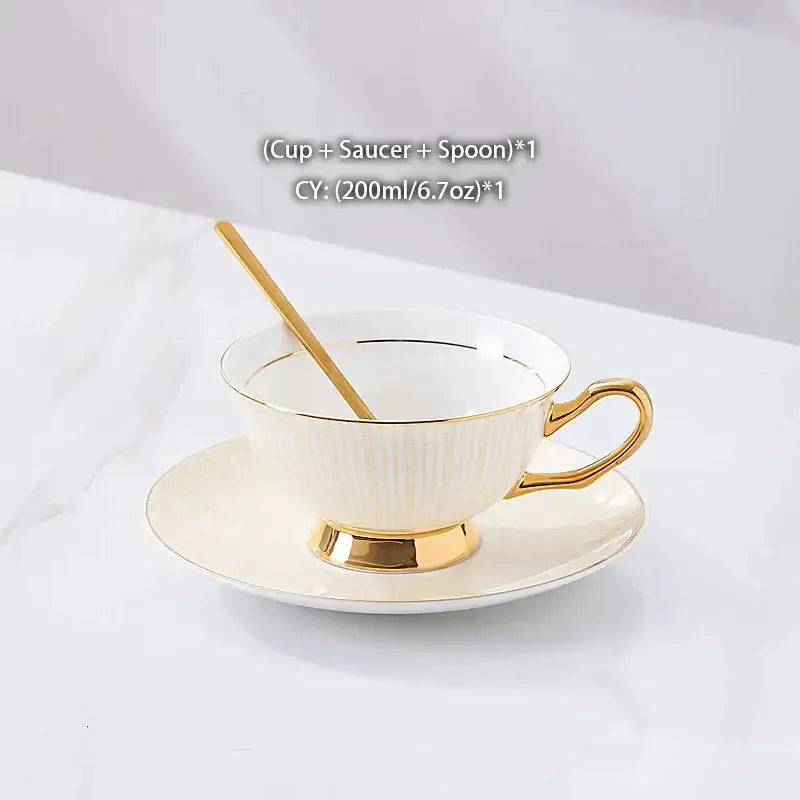 Gold Porcelain Tea Set
