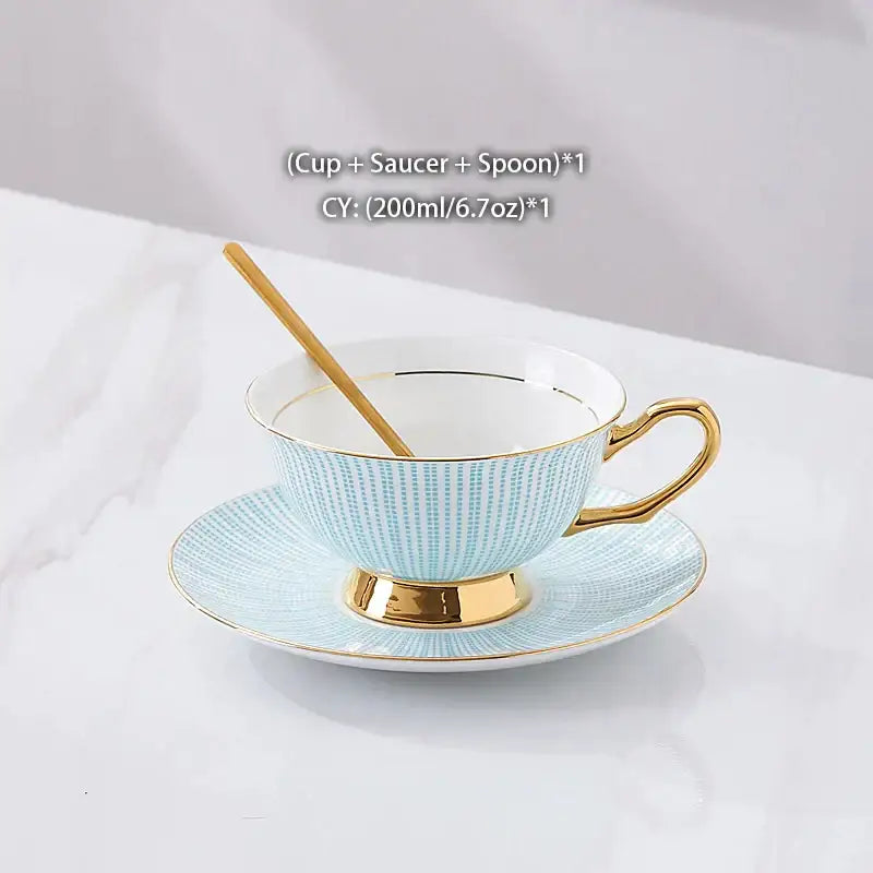 Gold Porcelain Tea Set