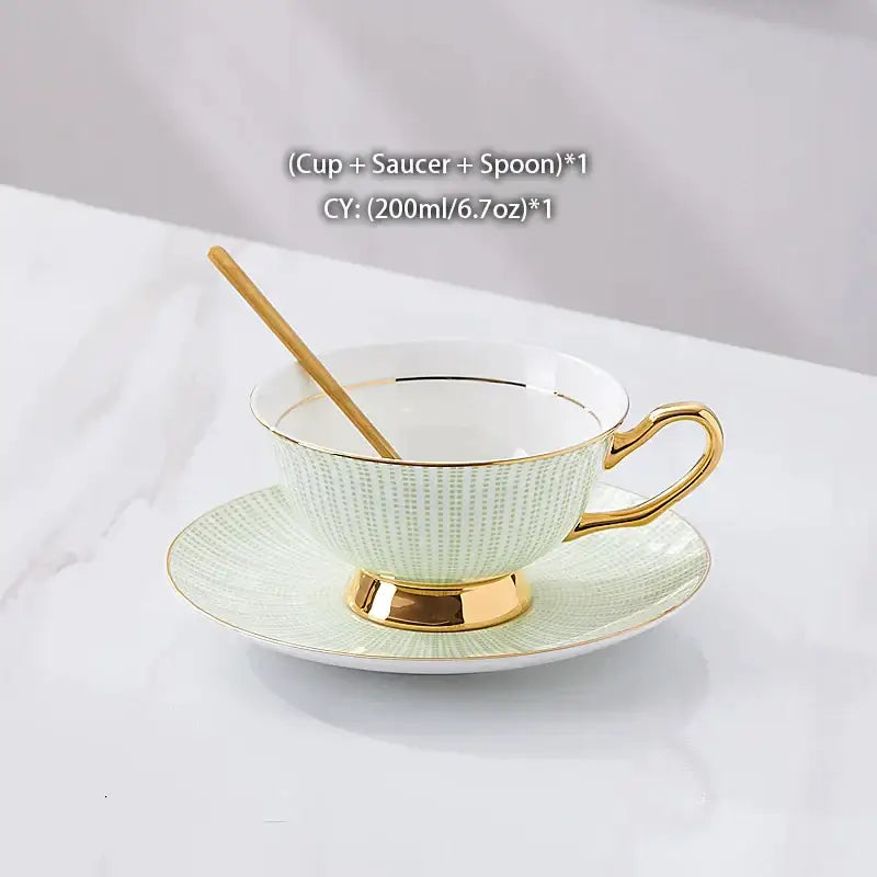 Gold Porcelain Tea Set