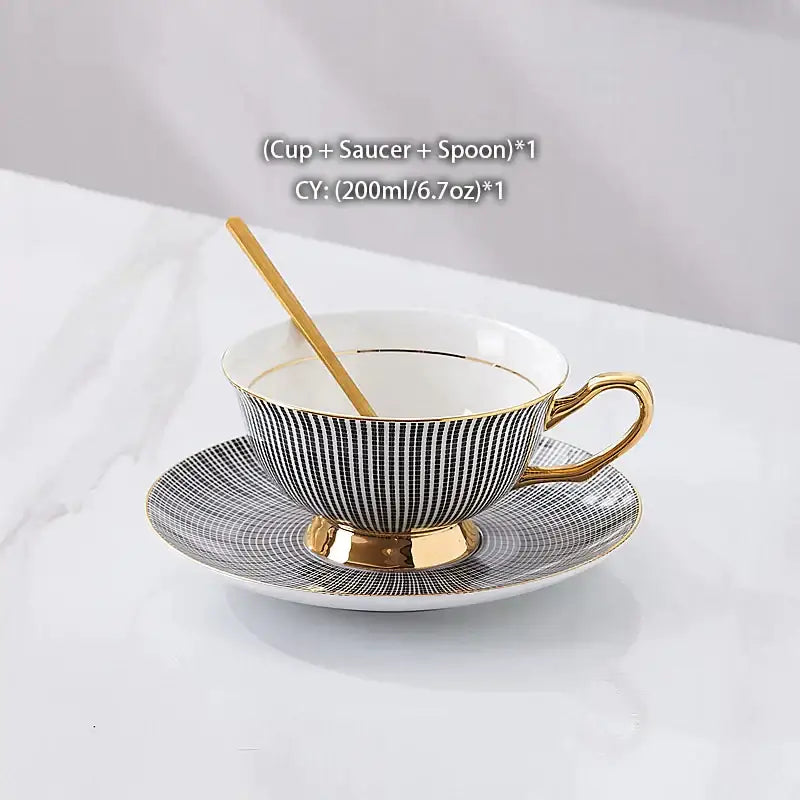 Gold Porcelain Tea Set