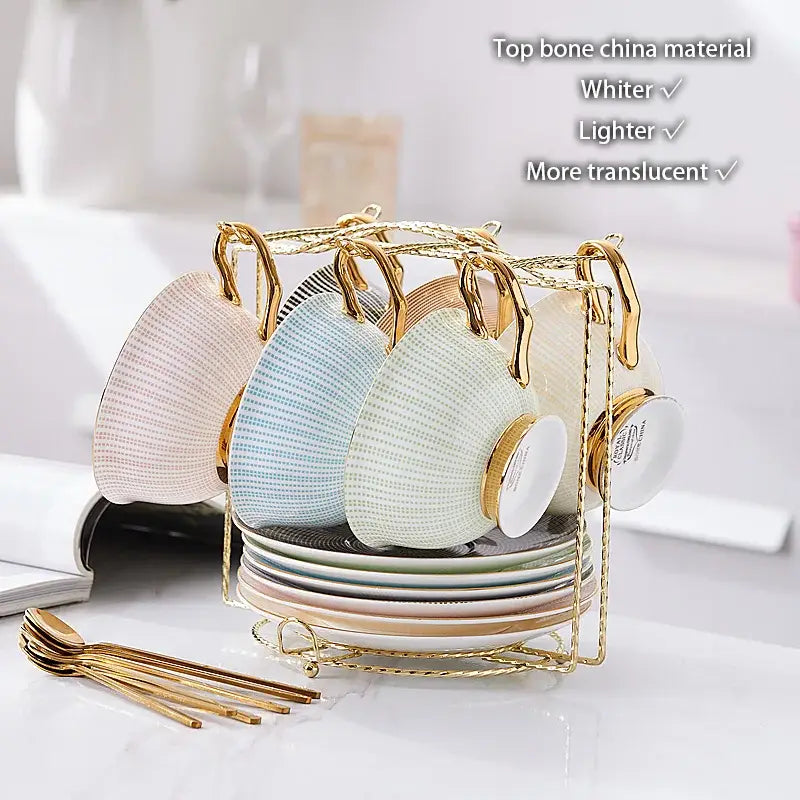 Gold Porcelain Tea Set