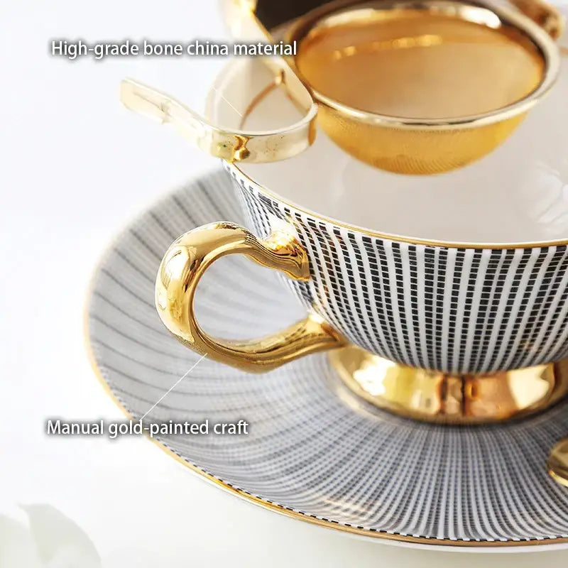 Gold Porcelain Tea Set