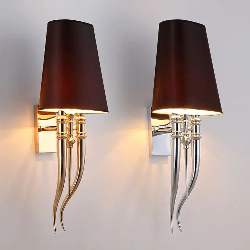 Gold Iron Wall Sconce