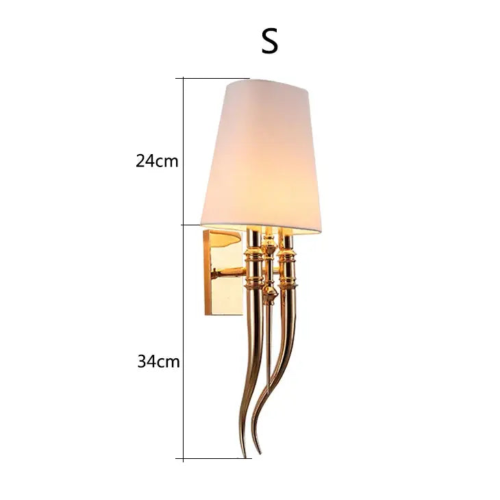Gold Iron Wall Sconce