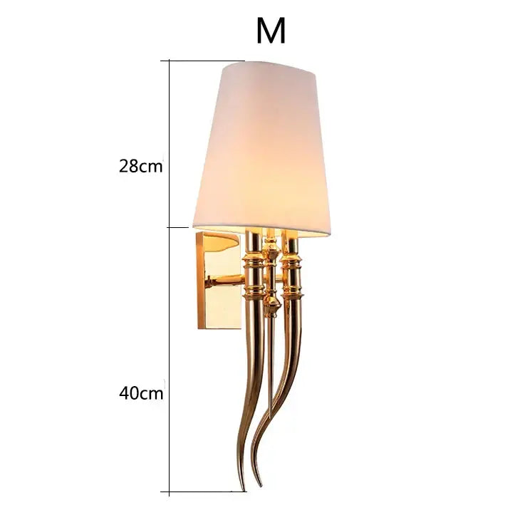 Gold Iron Wall Sconce