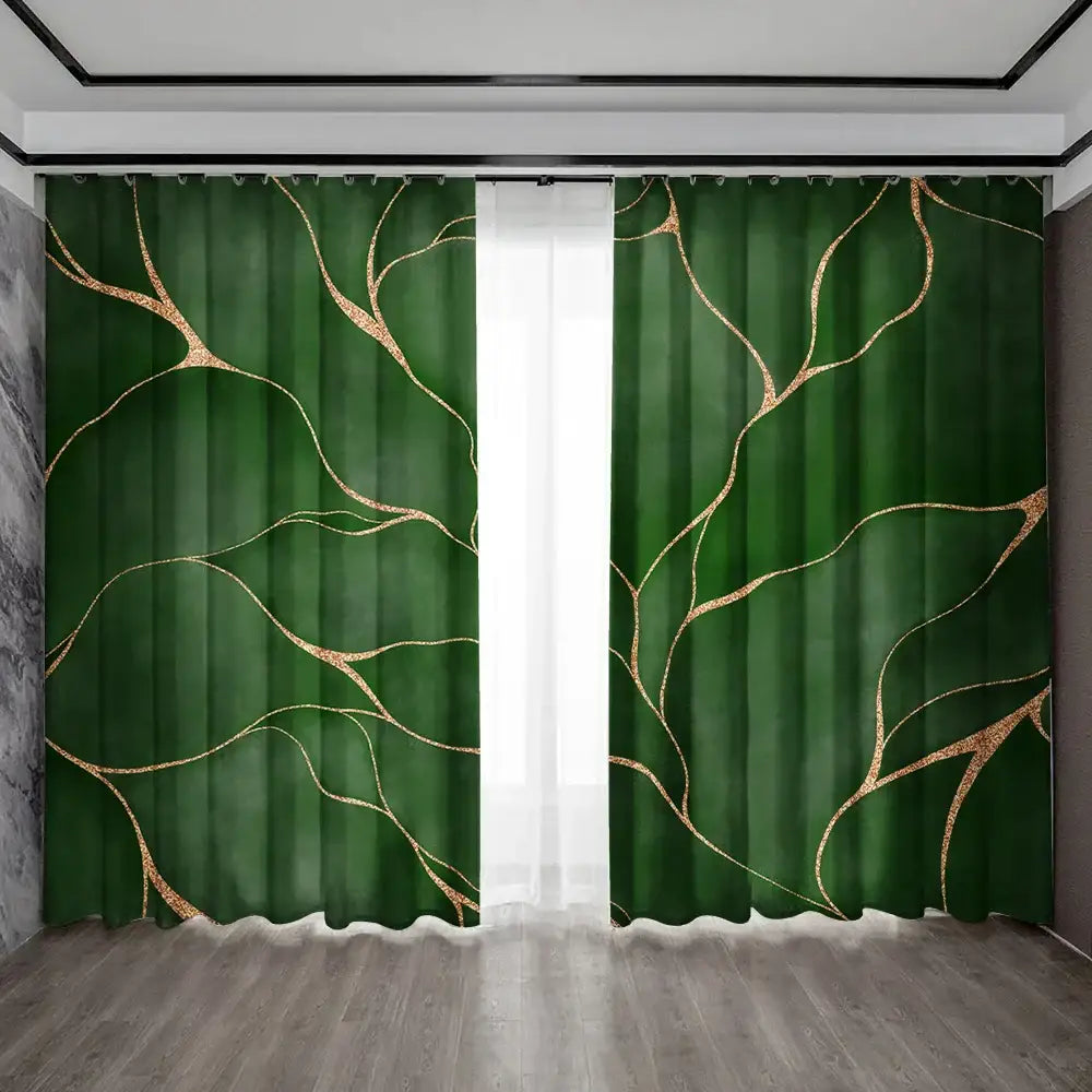 Green Leaf Curtains