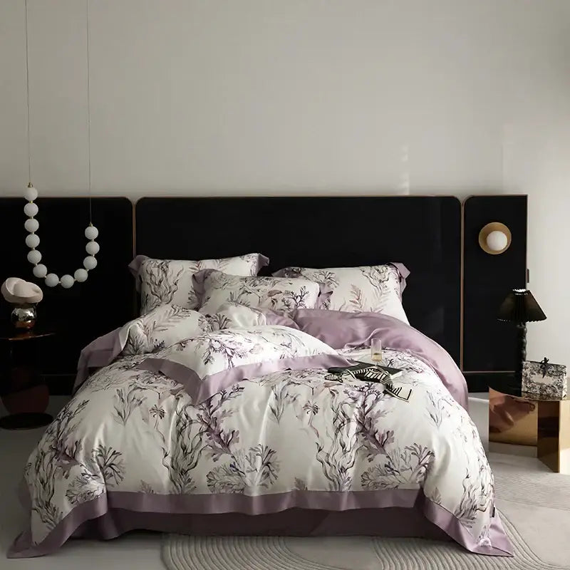 Mint Floral Bedding Set