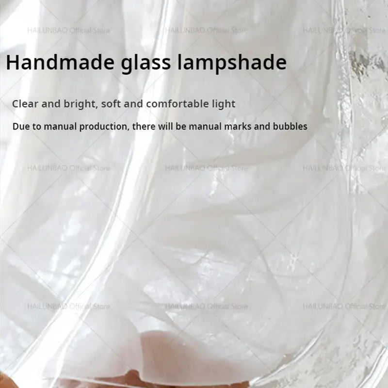 White Glass Petal Chandelier