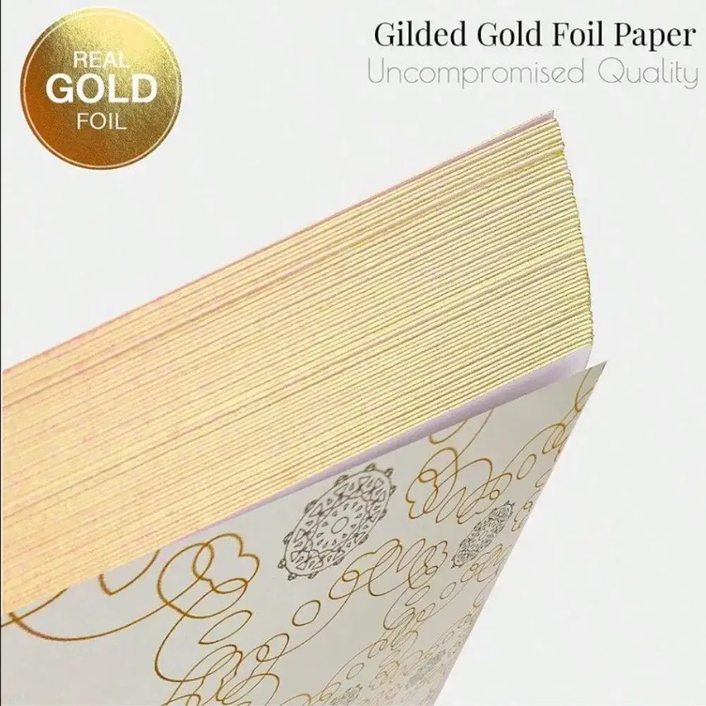 White Bronzing Guest Book