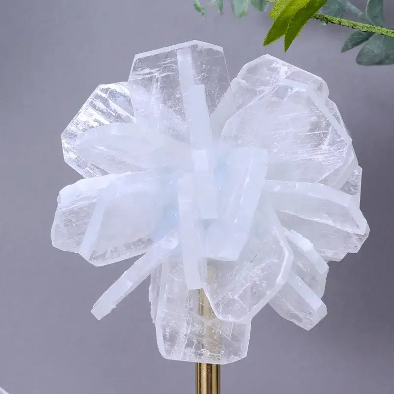 White Organza Glass Sculpture