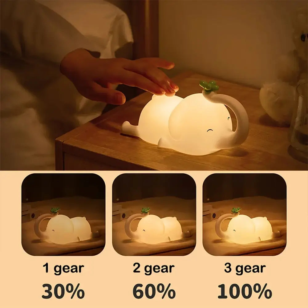 Elephant Silicone Night Light