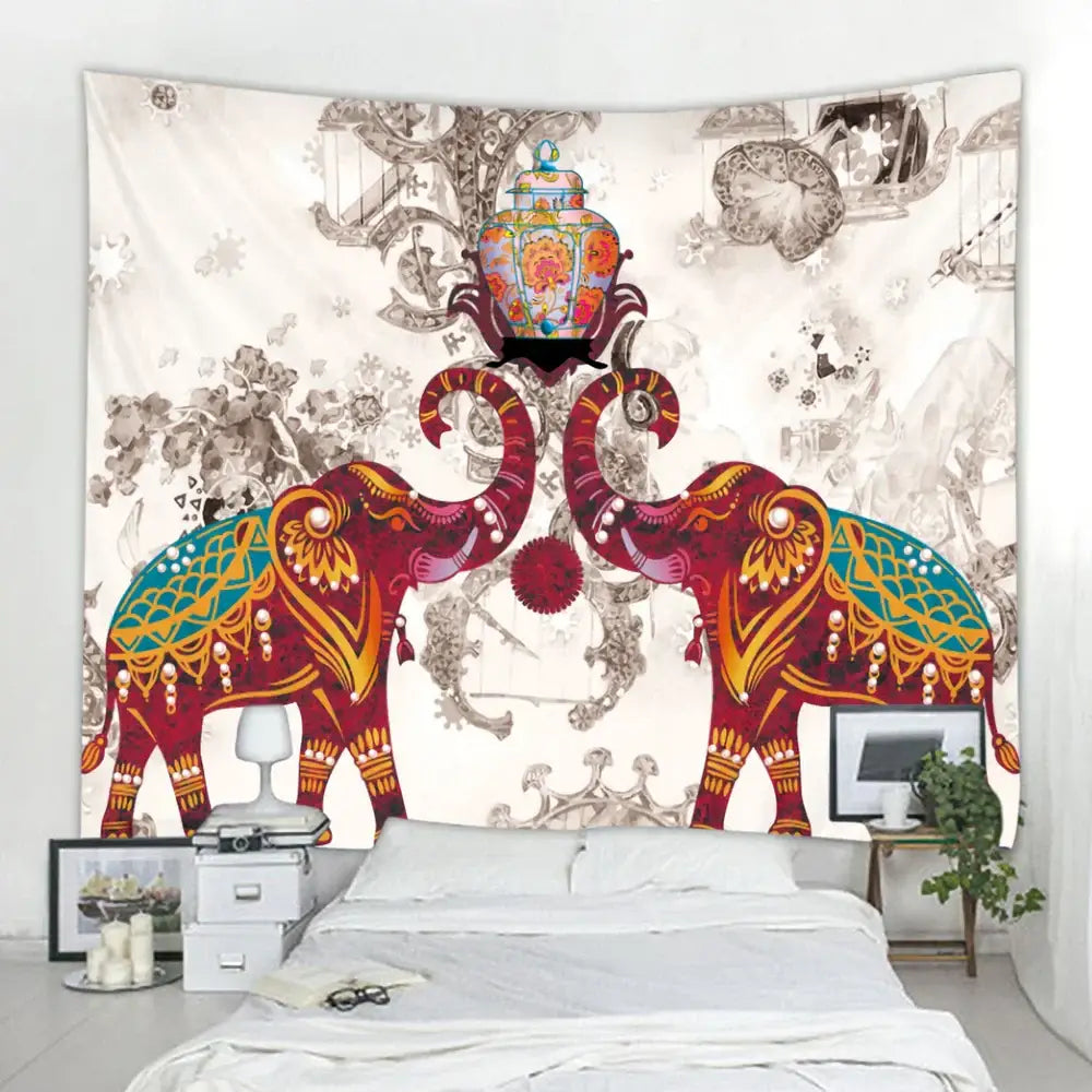 Elephant Tarot Tapestry