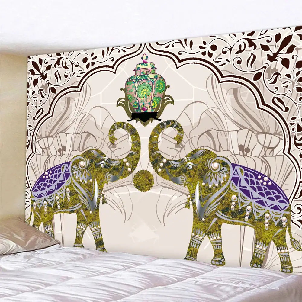 Elephant Tarot Tapestry
