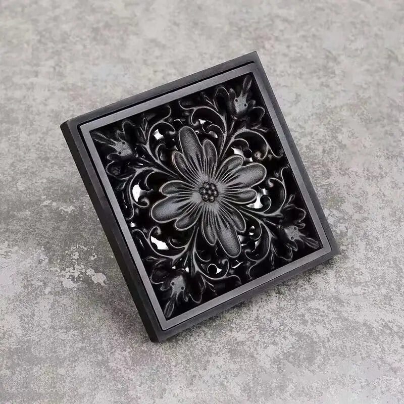Black Brass Floor Drain