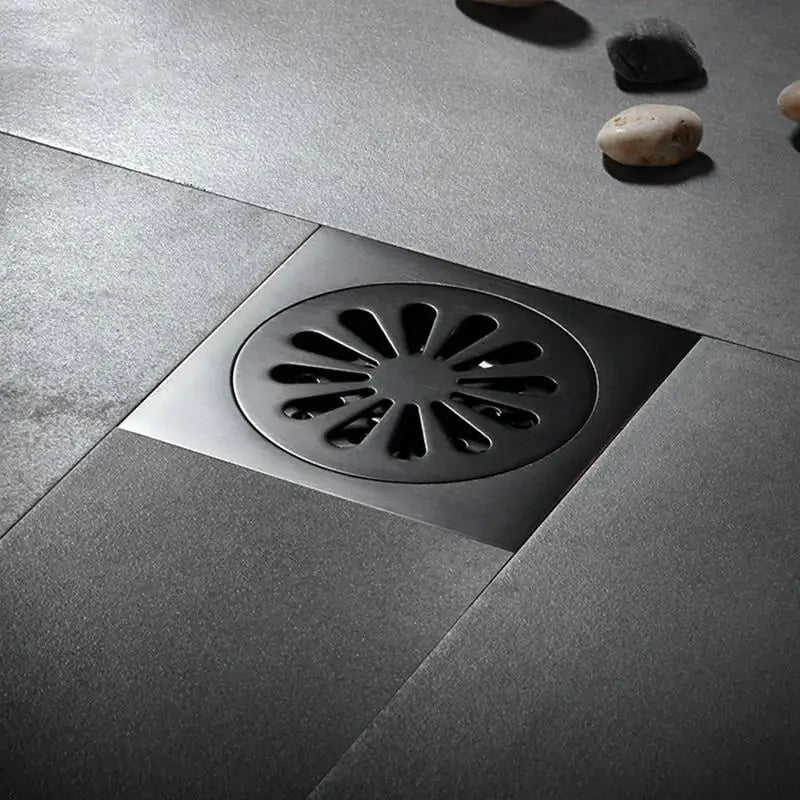 Black Brass Floor Drain