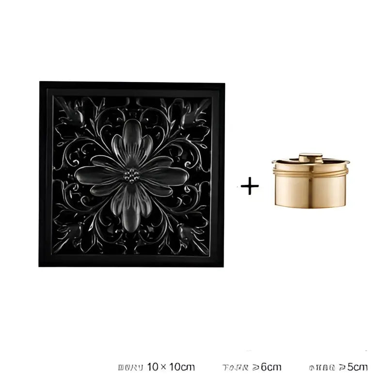 Black Brass Floor Drain