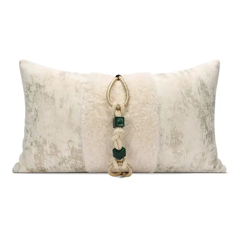 Champagne Floral Cushion Cover