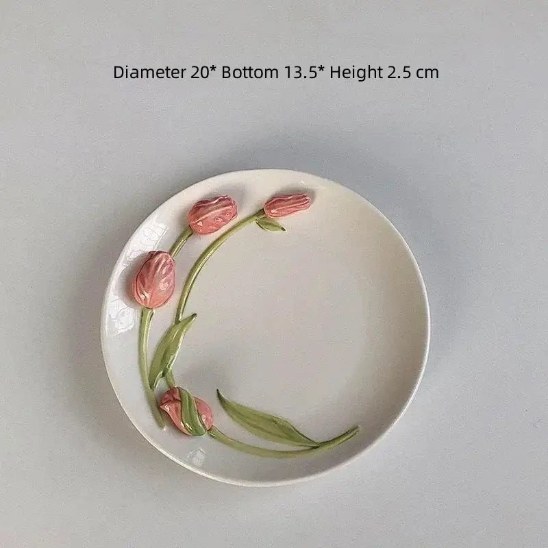 Tulip Ceramic Cup Set