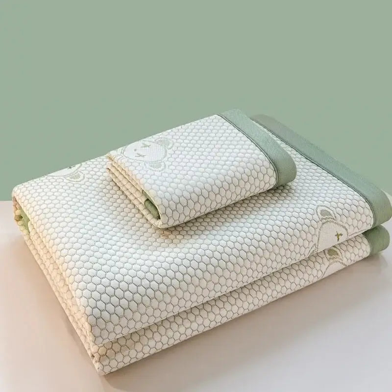 White Embroidered Cooling Mat