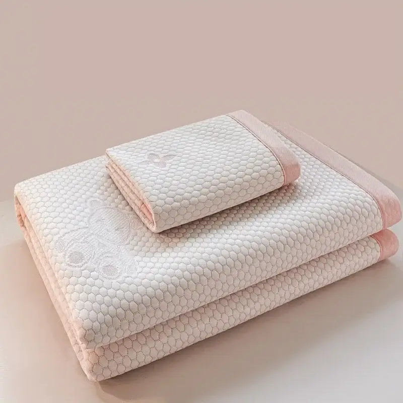 White Embroidered Cooling Mat