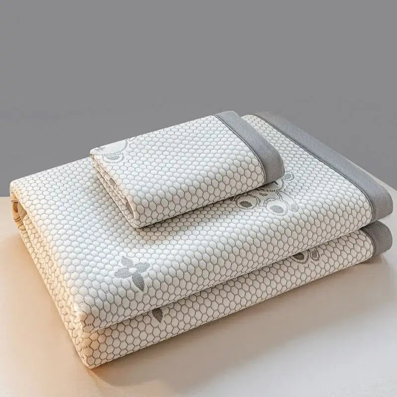 White Embroidered Cooling Mat