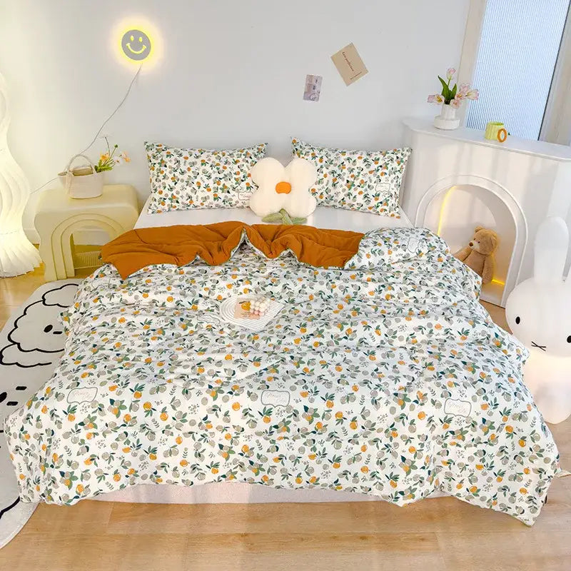 Rabbit Print Gauze Quilt