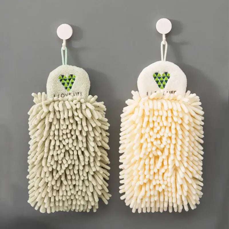 Microfiber Green Hand Towel