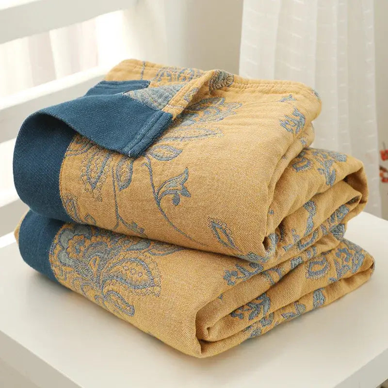 Mustard Cotton Summer Quilt