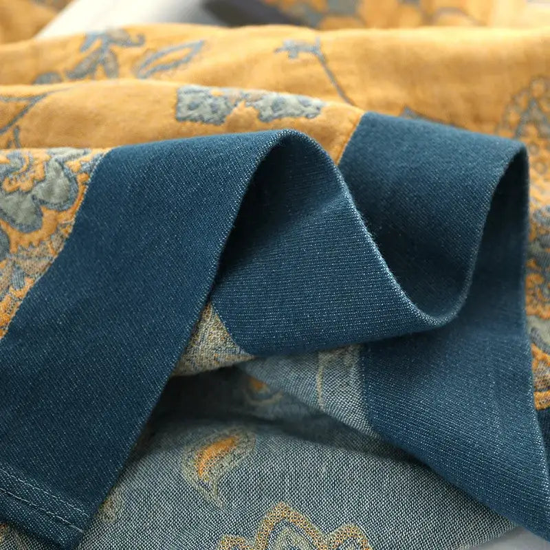Mustard Cotton Summer Quilt