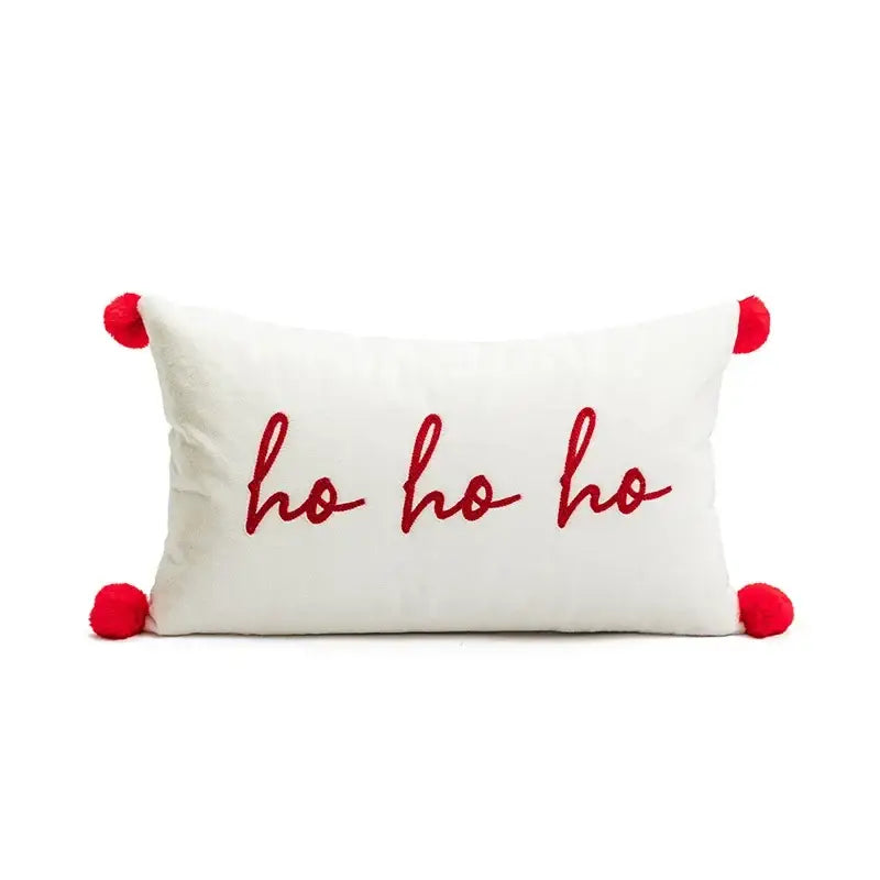Red Snowman Pillow Cover