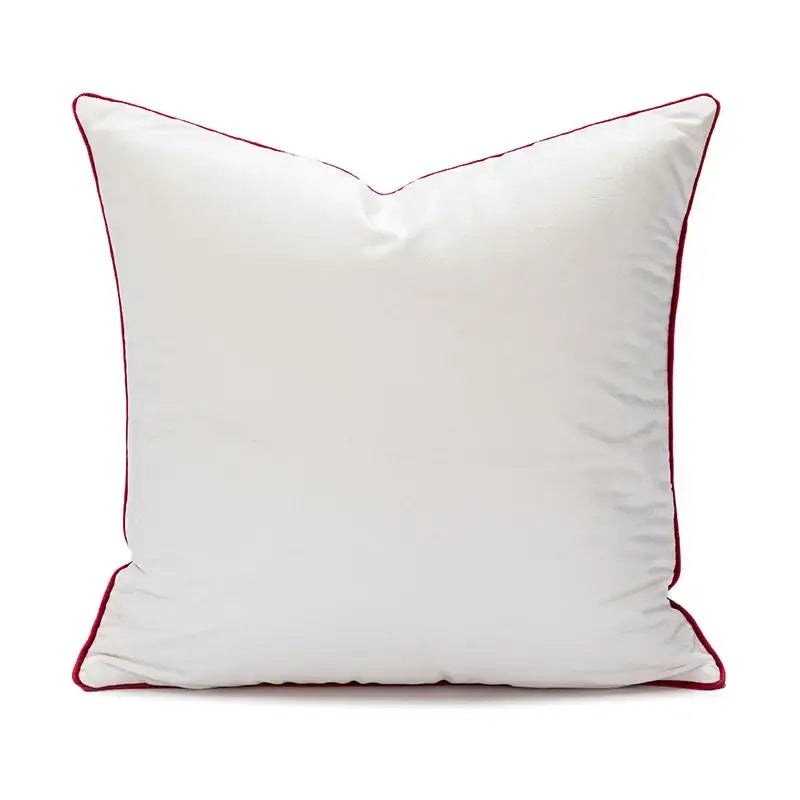 Red Snowman Pillow Cover