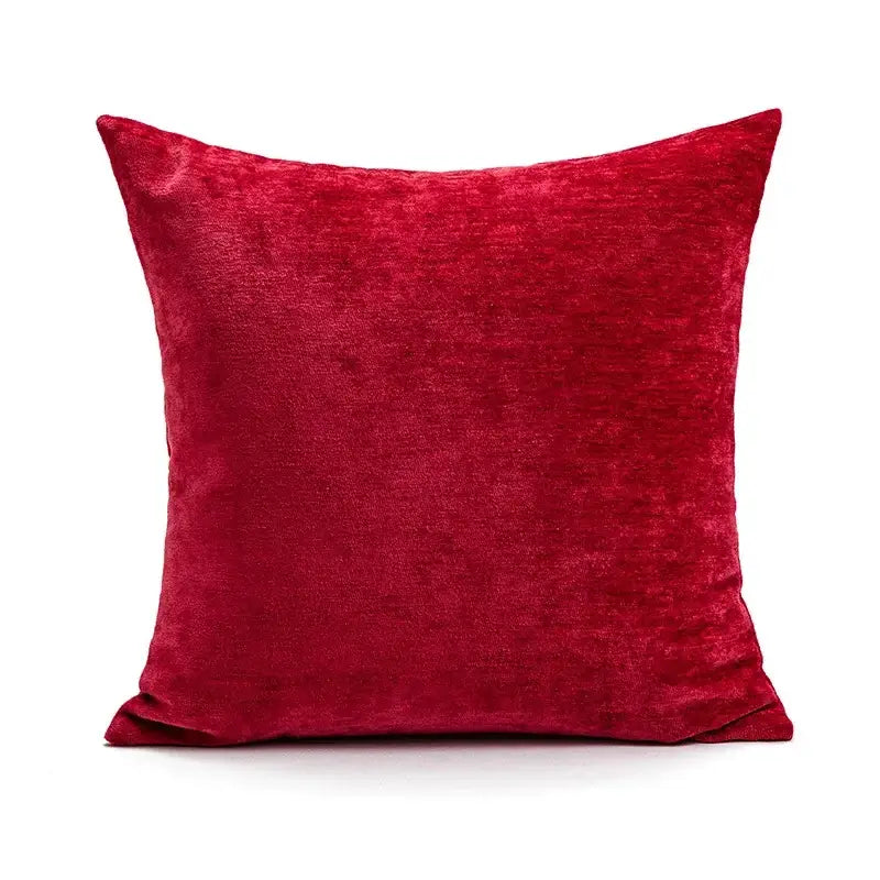Red Snowman Pillow Cover