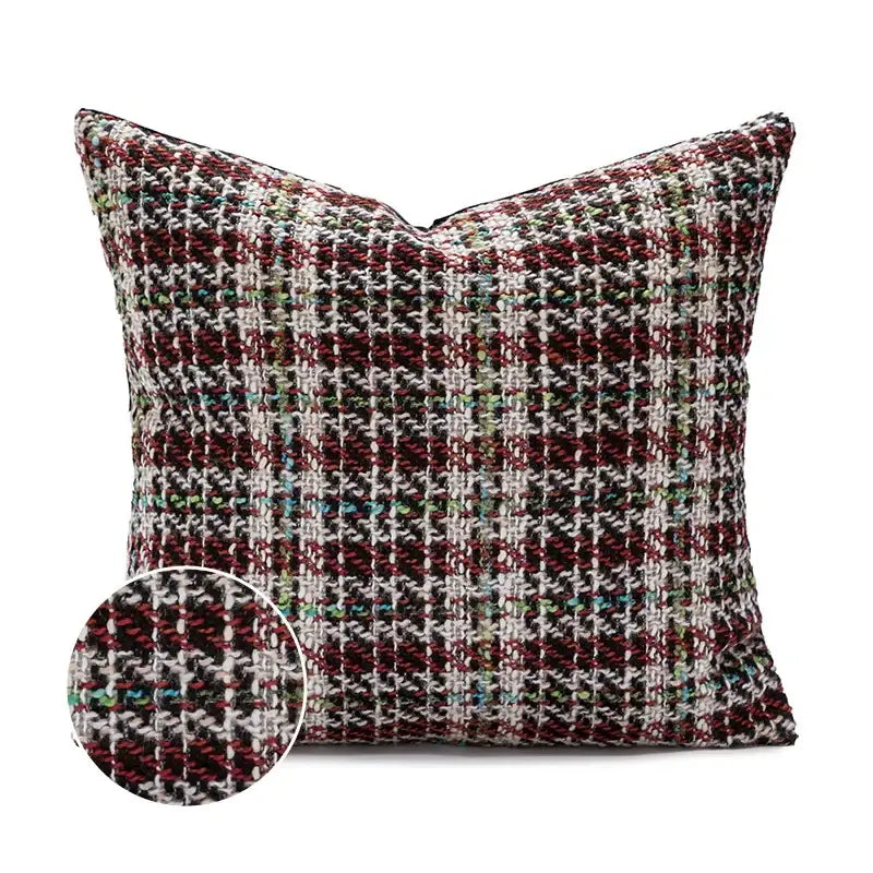 Red Snowman Pillow Cover